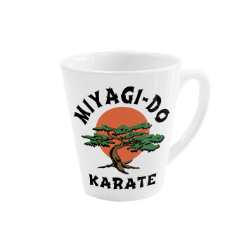 Miyagi-do karate, Κούπα κωνική Latte Λευκή, κεραμική, 300ml