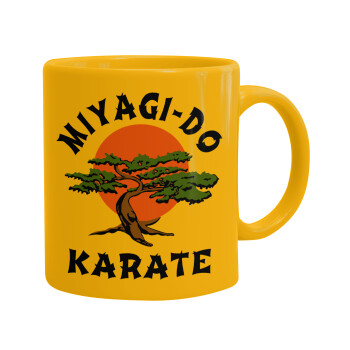 Miyagi-do karate, Κούπα, κεραμική κίτρινη, 330ml (1 τεμάχιο)