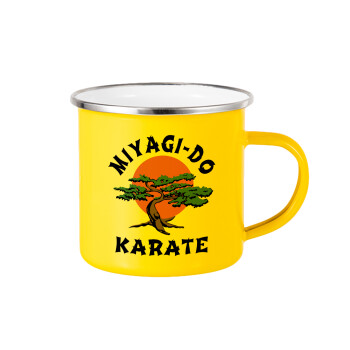 Miyagi-do karate, Yellow Enamel Metallic Cup 360ml