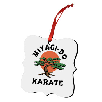 Miyagi-do karate, Στολίδι Χριστουγεννιάτικο στολίδι polygon ξύλινο 7.5cm