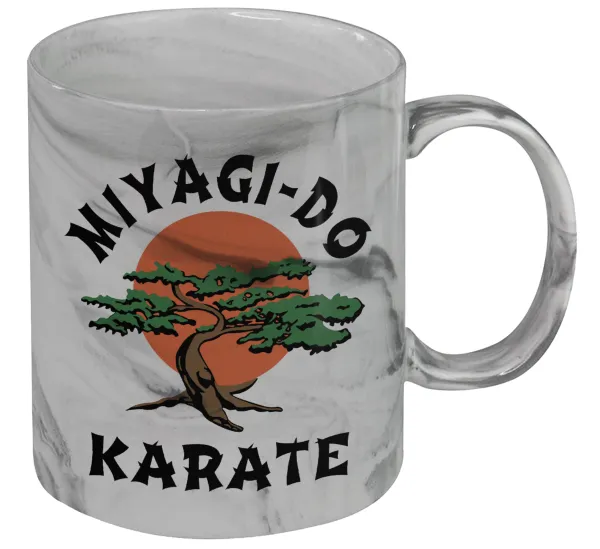 Miyagi-do karate — Κούπα κεραμική, marble style (μάρμαρο), 330ml