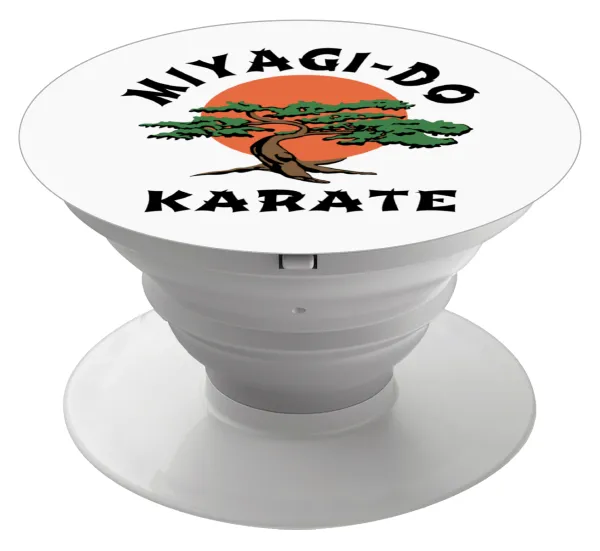 Miyagi-do karate — Phone Holders Stand  Λευκό Βάση Στήριξης Κινητού στο Χέρι
