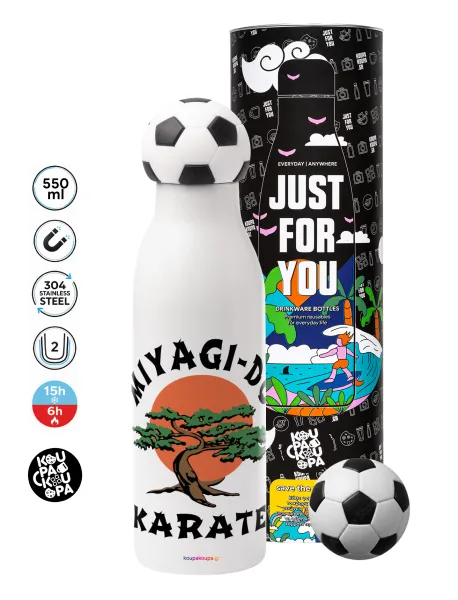 Miyagi-do karate — Soccer Metal mug thermos, double wall, 550ml