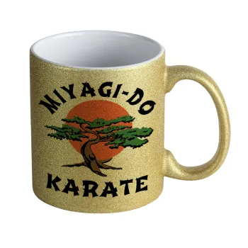 Miyagi-do karate, Κούπα Χρυσή Glitter που γυαλίζει, κεραμική, 330ml