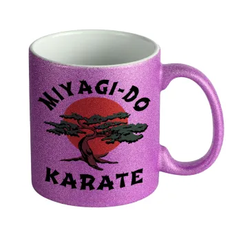 Miyagi-do karate, Κούπα Μωβ Glitter που γυαλίζει, κεραμική, 330ml