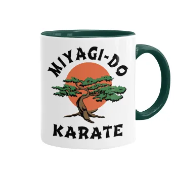 Miyagi-do karate, Κούπα χρωματιστή πράσινη, κεραμική, 330ml