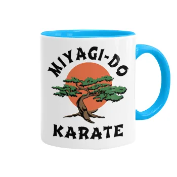 Miyagi-do karate, Κούπα χρωματιστή γαλάζια, κεραμική, 330ml