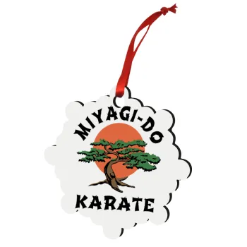 Miyagi-do karate, Στολίδι Χριστουγεννιάτικο στολίδι snowflake ξύλινο 7.5cm