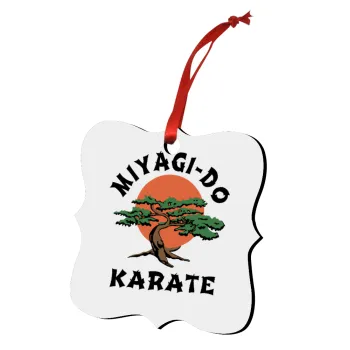 Miyagi-do karate, Στολίδι Χριστουγεννιάτικο στολίδι polygon ξύλινο 7.5cm