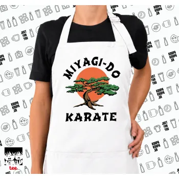 Miyagi-do karate, Ποδιά μακριά Σεφ ολόσωμη με τσέπες white (ΕΝΗΛΙΚΩΝ)