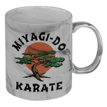 Miyagi-do karate, Mug ceramic marble style, 330ml