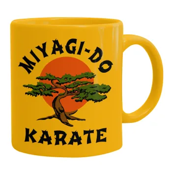 Miyagi-do karate, Κούπα, κεραμική κίτρινη, 330ml