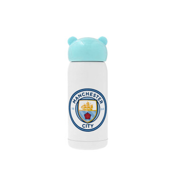 Manchester City FC , Γαλάζιο ανοξείδωτο παγούρι θερμό (Stainless steel), 320ml