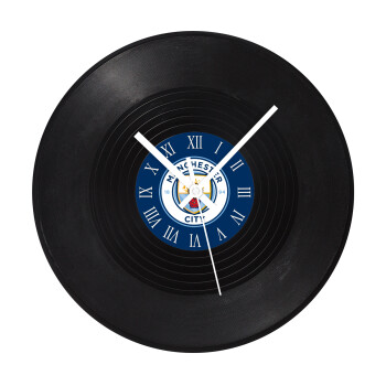 Manchester City FC , Ρολόι τοίχου Βινύλιο (30cm)
