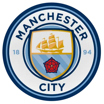 Manchester City FC , Mousepad Στρογγυλό 20cm