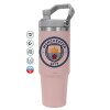 Pink color, 890ml (30oz) stainless Steel Tumbler with Handle