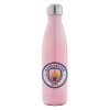 Μεταλλικό παγούρι θερμός Ροζ Ιριδίζον (Stainless steel), διπλού τοιχώματος, 500ml