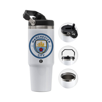 Manchester City FC , Θερμός Ανοξείδωτο 30oz με χερούλι