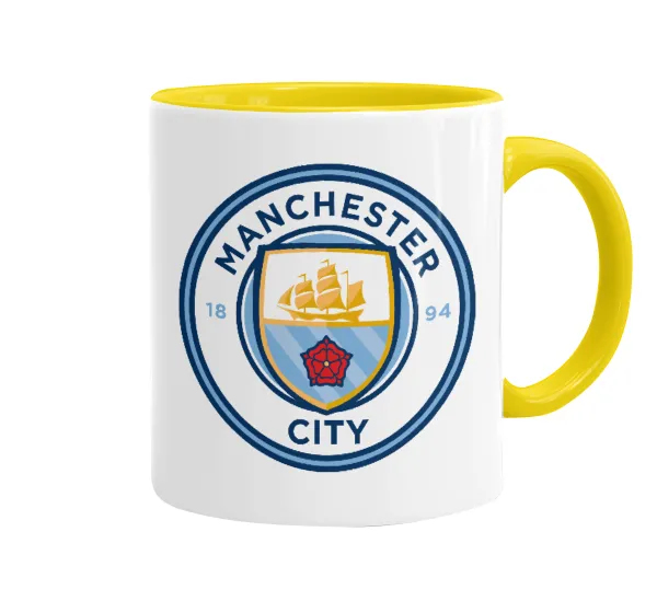 Manchester City FC — Mug colored yellow, ceramic, 330ml