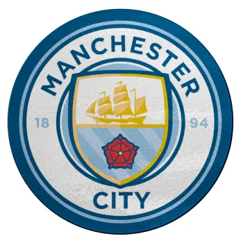 Manchester City FC , Επιφάνεια κοπής γυάλινη στρογγυλή (30cm)