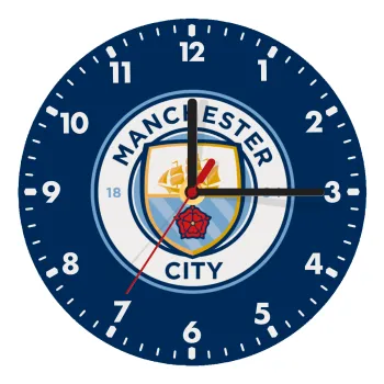 Manchester City FC , Wooden wall clock (20cm)