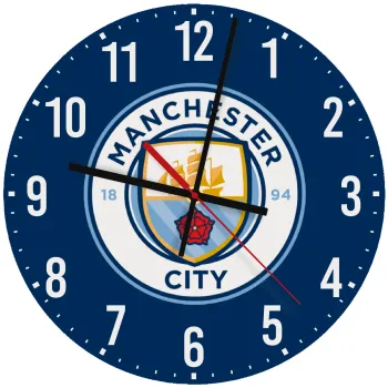 Manchester City FC , Ρολόι τοίχου ξύλινο (30cm)