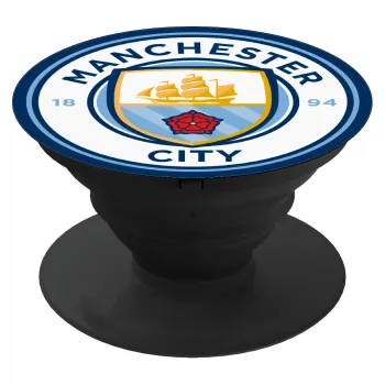 Manchester City FC , Phone Holders Stand  Black Hand-held Mobile Phone Holder