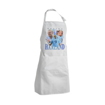 Erling Haaland, Adult Chef Apron (with sliders and 2 pockets)