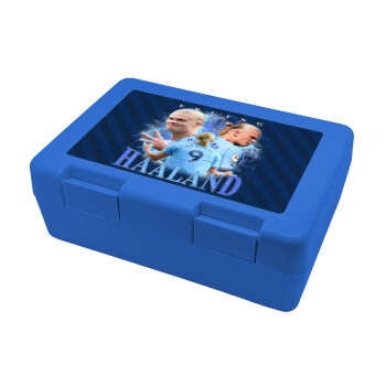 Erling Haaland, Παιδικό δοχείο κολατσιού ΜΠΛΕ 185x128x65mm (BPA free πλαστικό)