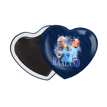 Erling Haaland, Μαγνητάκι καρδιά (57x52mm)