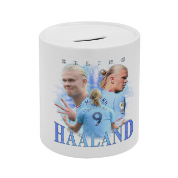 Erling Haaland, Κουμπαράς πορσελάνης με τάπα