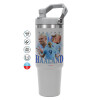 GREY color, 890ml (30oz) stainless Steel Tumbler with Handle