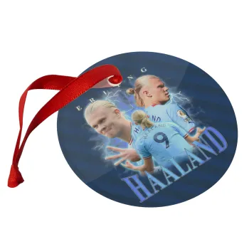 Erling Haaland, Christmas ornament glass 9cm
