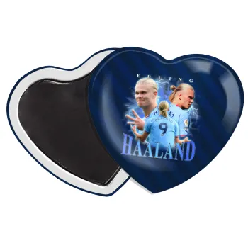 Erling Haaland, Μαγνητάκι καρδιά (57x52mm)