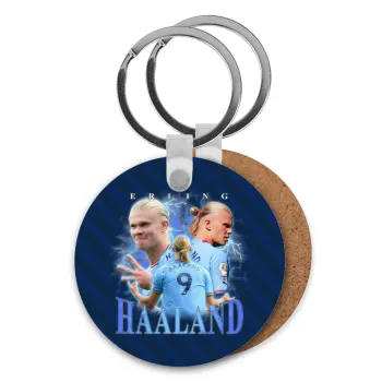 Erling Haaland, Μπρελόκ Ξύλινο στρογγυλό MDF Φ5cm