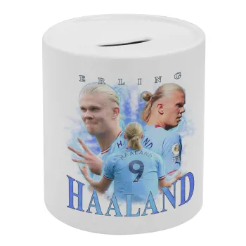 Erling Haaland, Κουμπαράς πορσελάνης με τάπα