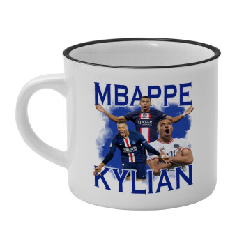 Kylian Mbappé, Κούπα κεραμική vintage Λευκή/Μαύρη 230ml