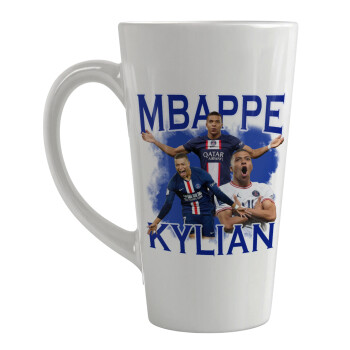 Kylian mbappe, Κούπα κωνική Latte Μεγάλη, κεραμική, 450ml