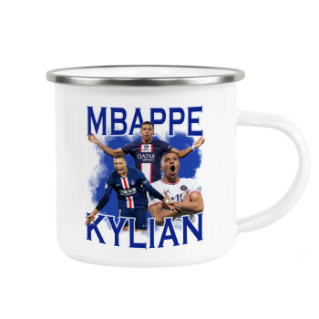 Kylian mbappe, Κούπα Μεταλλική εμαγιέ λευκη 360ml