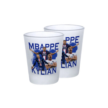 Kylian Mbappé, Σφηνοπότηρα γυάλινα 45ml του πάγου (2 τεμάχια)