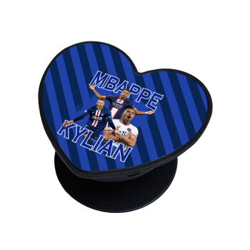 Kylian Mbappé, Phone Holders Stand  καρδιά Μαύρο Βάση Στήριξης Κινητού στο Χέρι