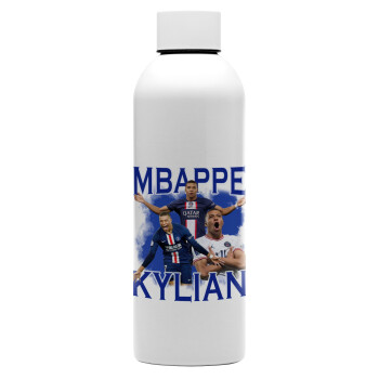 Kylian mbappe, Μεταλλικό παγούρι νερού, 304 Stainless Steel 800ml