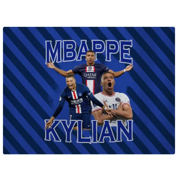 Kylian mbappe — Επιφάνεια κοπής γυάλινη (38x28cm)