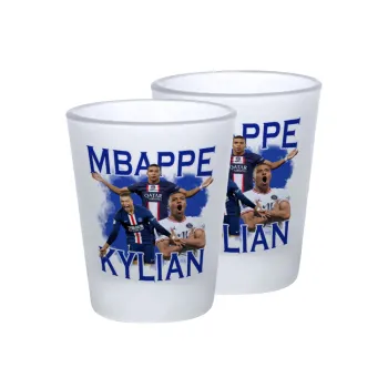 Kylian Mbappé, Σφηνοπότηρα γυάλινα 45ml του πάγου (2 τεμάχια)