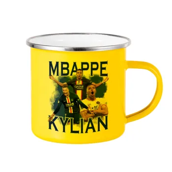 Kylian Mbappé, Yellow Enamel Metallic Cup 360ml
