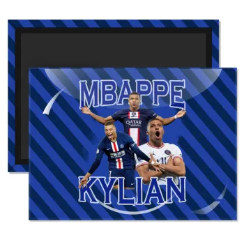Kylian mbappe, Ορθογώνιο μαγνητάκι ψυγείου διάστασης 9x6cm