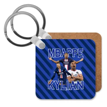 Kylian Mbappé, Μπρελόκ Ξύλινο τετράγωνο MDF