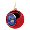 Christmas tree ball Red 8cm