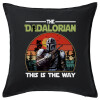 Sofa cushion black 50x50cm includes filling