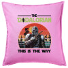 Sofa cushion Pink 50x50cm includes filling